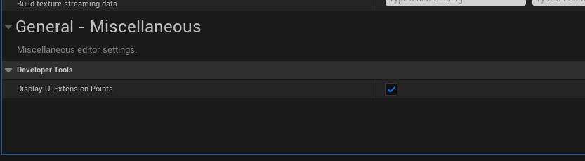 启用 Display UI Extension Points